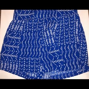 Blue shorts from active USA